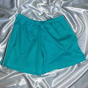 FREESTYLE Turquoise Athletic Shorts